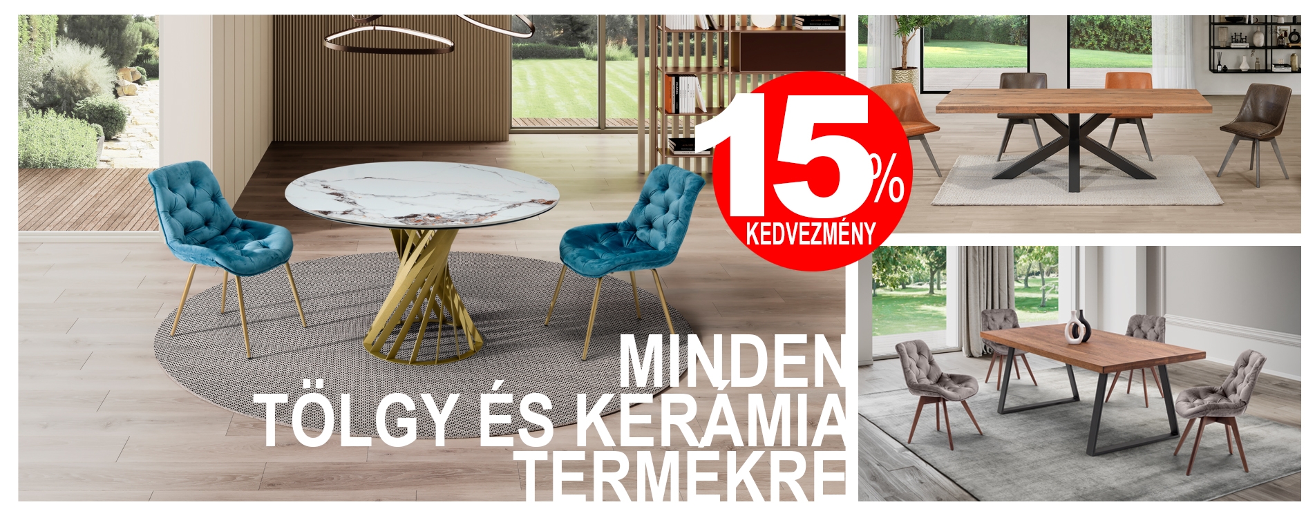 Kedvezmeny - Tolgy asztalok